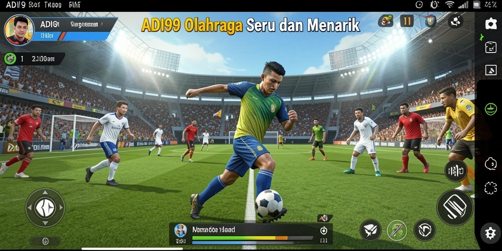 Tampilan utama gameplay ADI99 yang seru dan kompetitif.
