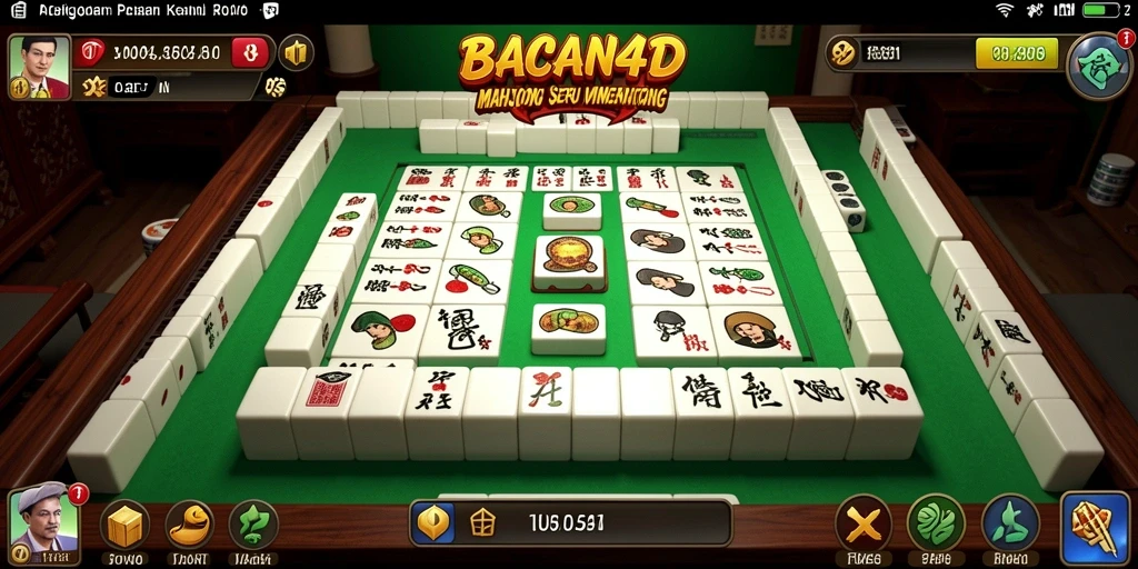 Gameplay menarik BACAN4D menampilkan keseruan bermain Mahjong.
