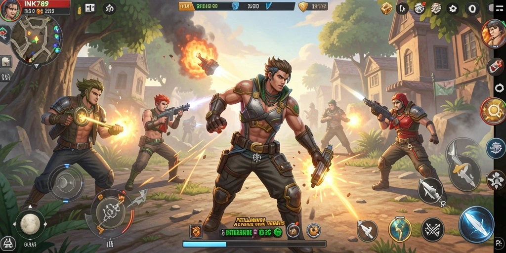 Gameplay INK789 yang intens dan penuh aksi.