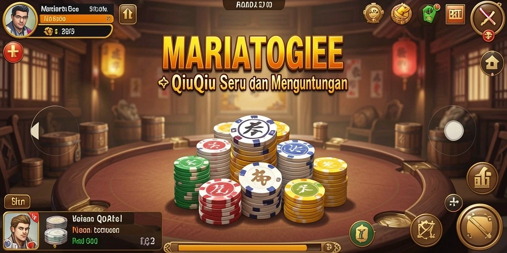 Tampilan gameplay QiuQiu yang seru di MARIATOGEL.