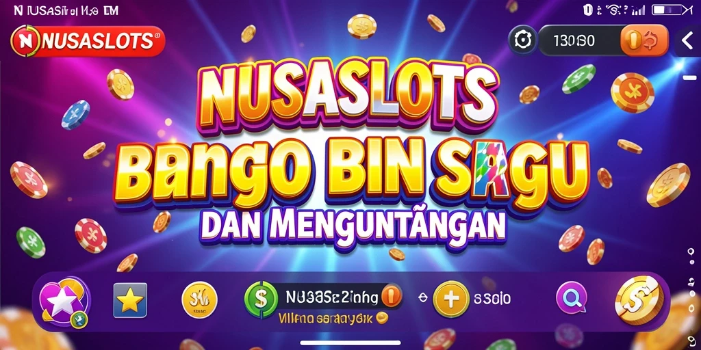 Tampilan gameplay seru dan interaktif dalam NUSASLOTS.