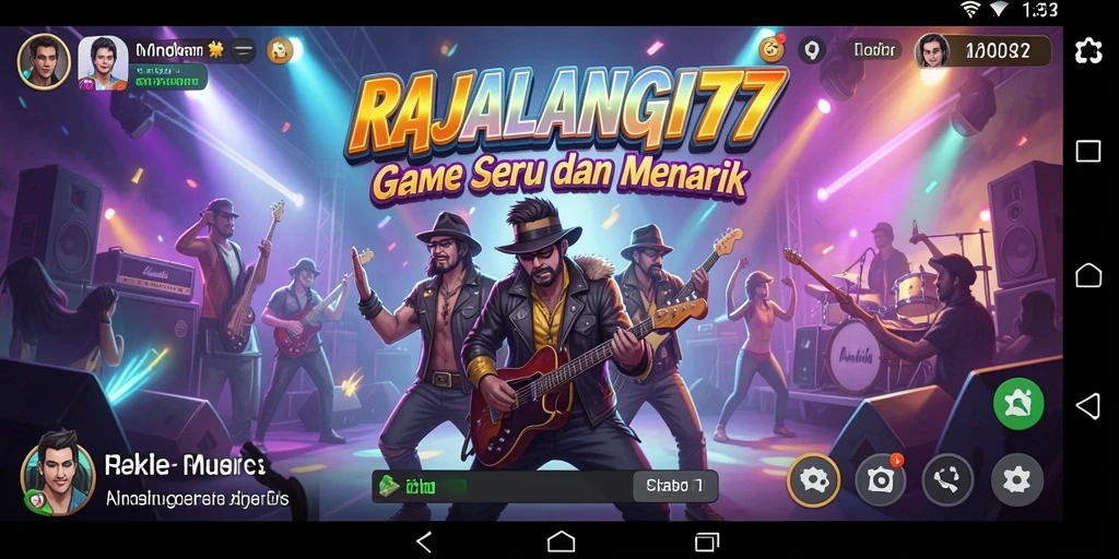 Tampilan gameplay RAJALANGIT77 yang penuh warna dan dinamis.